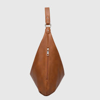 AMALFI CHARME MARRONE - Leather Tote Bag