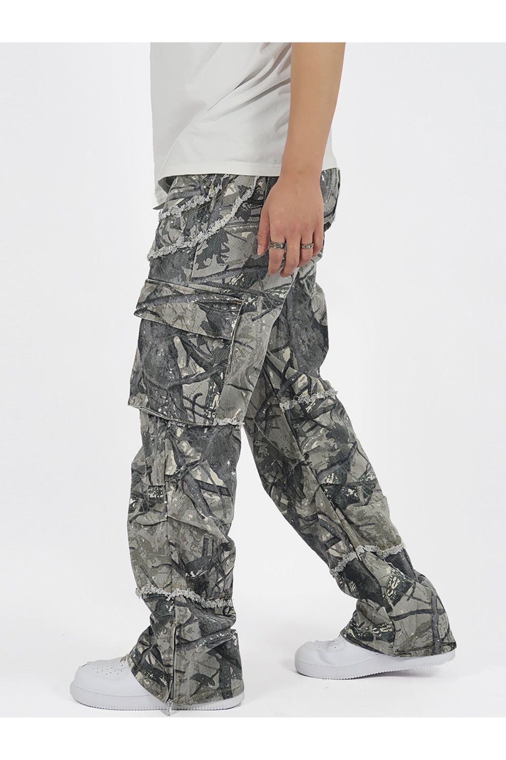 'Camouflage' Graphic Pants