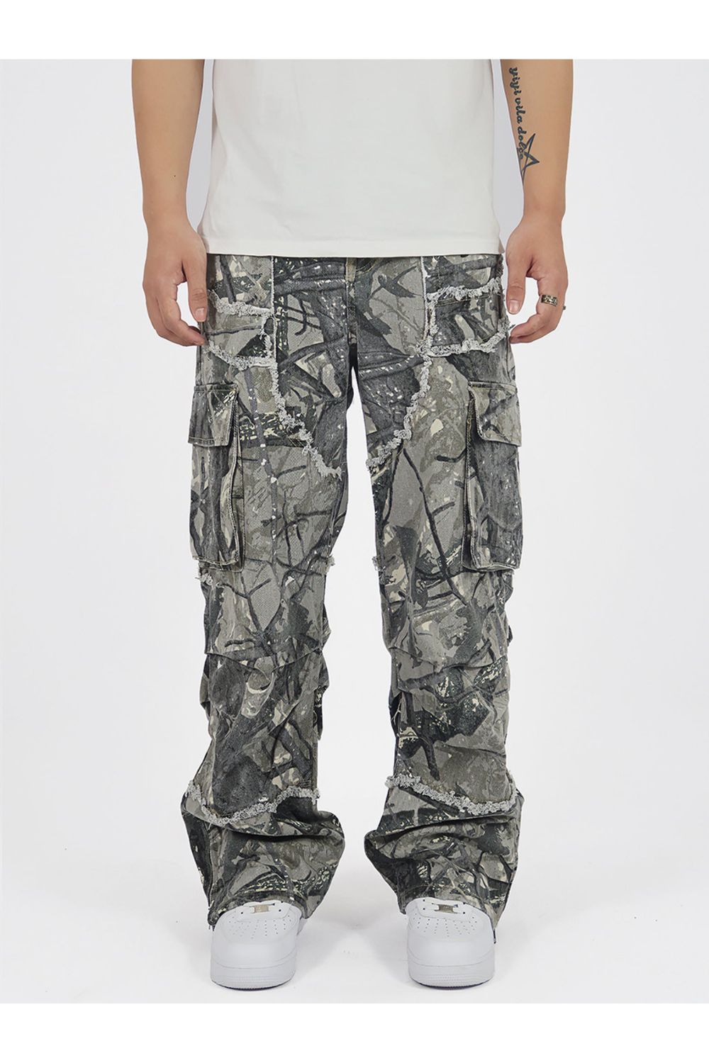 'Camouflage' Graphic Pants