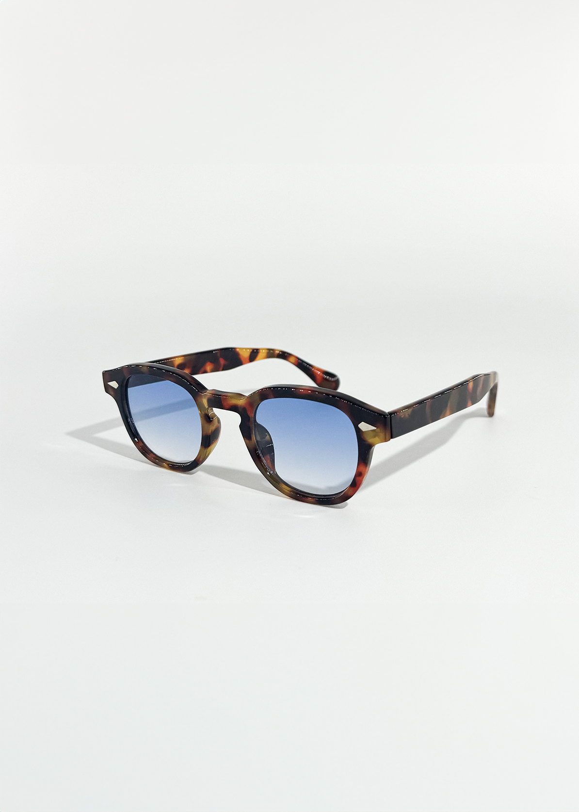 Blaue Retro-Eleganz