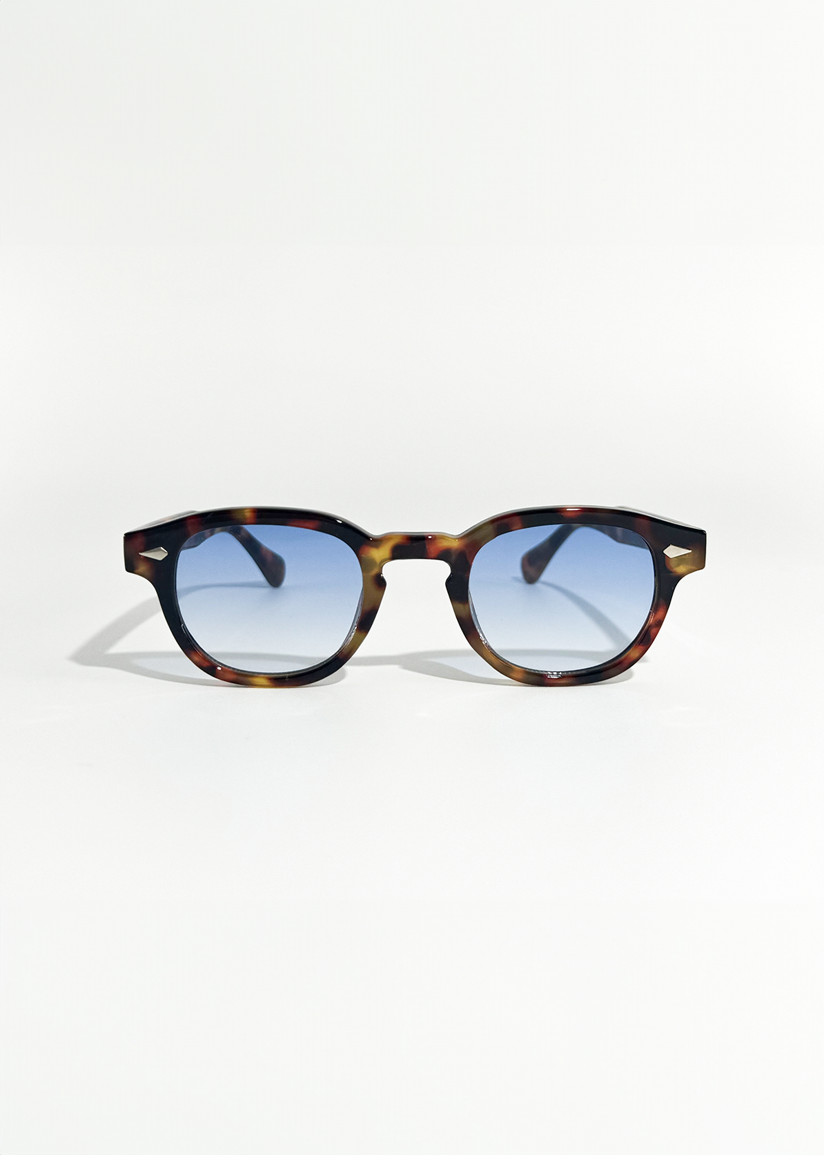 Blaue Retro-Eleganz