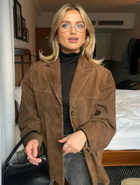 Elvia™ | Wildleder Blazer Jacke