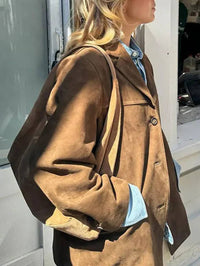 Elvia™ | Wildleder Blazer Jacke