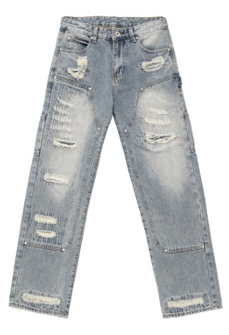 Retro jeans in light colours