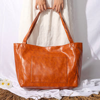 Aurelia – Classic Nero Vintage Leather Tote