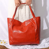 Aurelia – Classic Nero Vintage Leather Tote