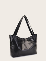 Aurelia – Classic Nero Vintage Leather Tote