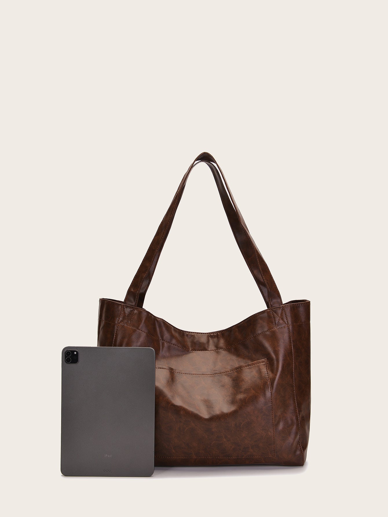Aurelia – Classic Nero Vintage Leather Tote