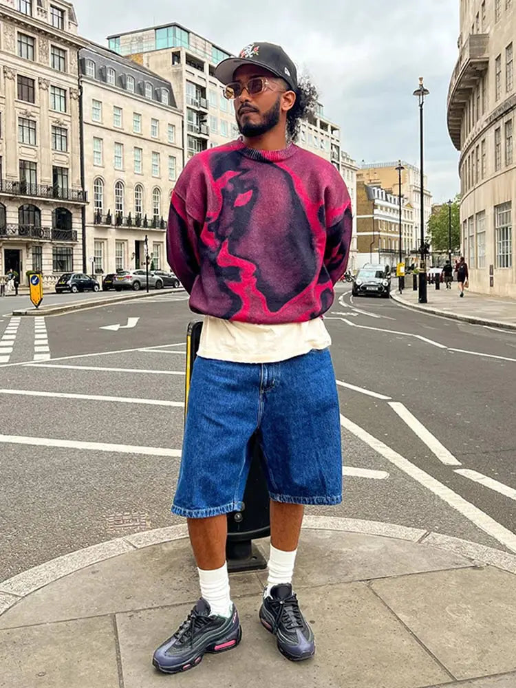 Street tie-dye jumper