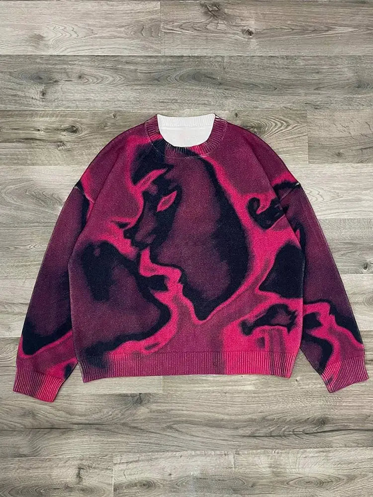 Street tie-dye jumper