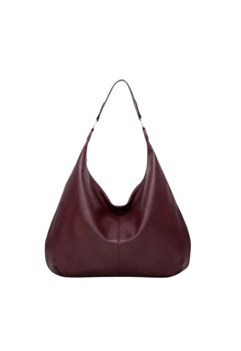 AMALFI CHARME MARRONE - Leather Tote Bag