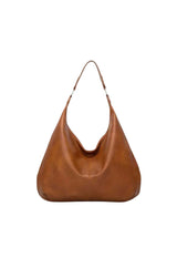 AMALFI CHARME MARRONE - Leather Tote Bag