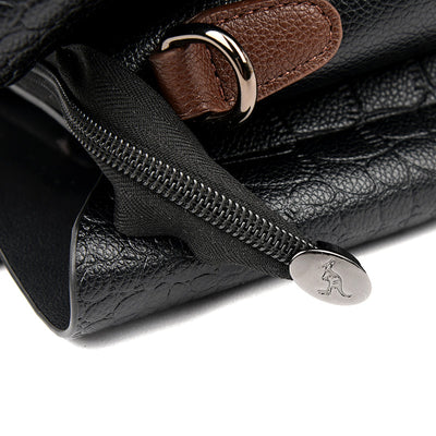 Janveni – Stilvolle grüne Lederhandtasche