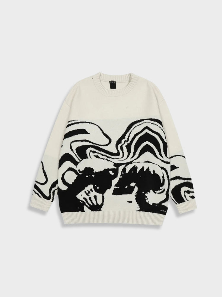 Y2K Loose Sweater